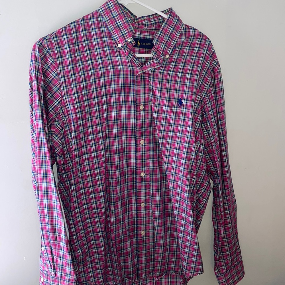 Long sleeve polo shirt